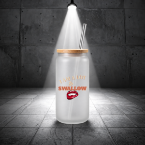 Frosted Glass Can